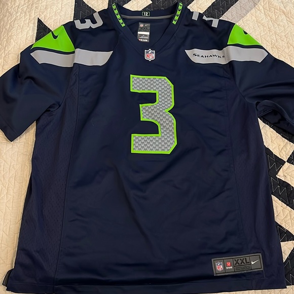 Seattle Seahawks Wilson Nike Onfield jersey XXL NFL - Picture 1 of 4